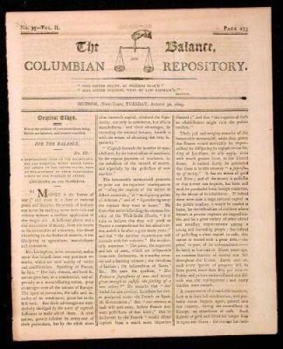 The Balance, and Columbian Repository