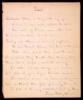 Manuscript poem titled "Egypt"