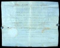Manuscript Document Signed by Thomas Jefferson as President and by James Madison as Secretary of State.