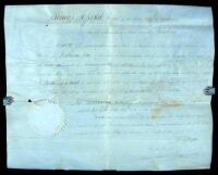 Manuscript Document Signed by Thomas Jefferson as President and by James Madison as Secretary of State.