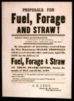 Proposals for Fuel, Forage and Straw! Office Chief Quartermaster, Department of the Columbia, Portland, Oregon...In consequence of instructions received from the War Department, Sealed Proposals will be received at this office until noon, April 25, 1877, 