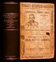 The San Francisco Business Directory, including Alameda, Anderson, Berkeley, Oakland, Biggs, Chico, Colusa, Durham, Gridley, Lincoln, Marysville, Red Bluff, Redding, Roseville, Sacramento, Tehama, Wheatand, Wiliams, Willows, Yuba City. 1887