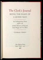 The Clerk's Journal, Being the Diary of a Queer Man: An Undergraduate Poem together with A Brief Memoir of Harvard, Dean Briggs and T. S. Eliot