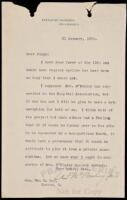 Typed Letter Signed by William McKinley, to future Secretary of State and Supreme Court Justice William R. Day, regarding a subscription to the Hospital Association