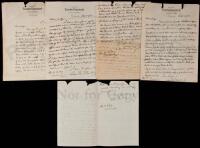 Six autograph Letters Signed by William McKinley, to William R. Day, regarding financial difficulties, loans, etc.