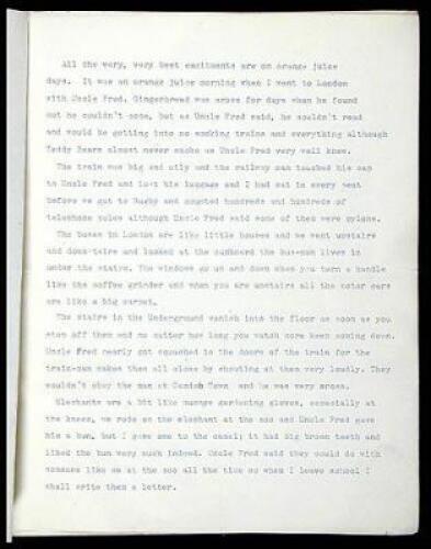 Original Typescript for "Stranger in Town"