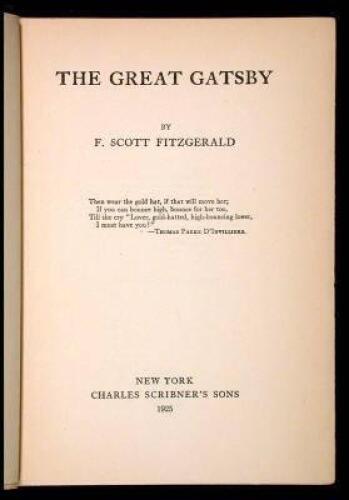 The Great Gatsby