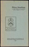 Military Demolitions - 1909 Douglas MacArthur's first book as a 29 year-old Army engineer