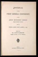 Journal of the First General Conference of the Japan Methodist Church (Nippon Methodist Kyokwai) Held in Tokyo, Japan, May 22-June 7, 1907