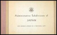 Administrative Subdivisions of Japan