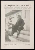 Joaquin Miller Day: Panama-Pacific Exposition, November 10, 1915