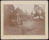 "Hotel and tents at head of Havasu trail"