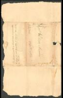 Autograph letter, signed by Glover, to William Shepard, regarding soldiers who have likely deserted