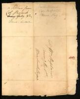 Autograph Letter, signed by Stewart, to William Shepard, regarding planned manoeuvres