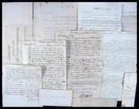 Archive of 37 autograph letters, signed, from various persons to William Shepard, 28 of them while he was sitting in Congress