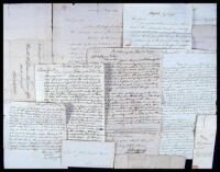 Archive of 37 autograph letters, signed, from various persons to William Shepard, 28 of them while he was sitting in Congress