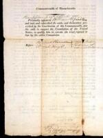 Appointment of William Shepard as Justice of the Peace in Hampshire County, Massachusetts, signed by Sullivan as Governor of Massashusetts