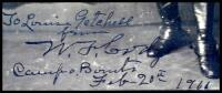 Inscribed and signed photograph