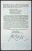 Two printed poems by Crawford, each signed by him in ink