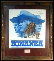 Bonanza poster, signed