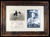 "Pony Express" commemorative cover, signed by Diamond Dick, Pawnee Bill, and others