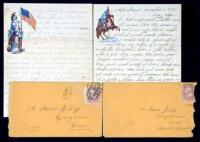 Two autograph letters signed, with original envelopes