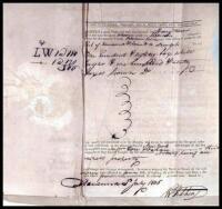 Document granting clearance for the Schooner Sophmoria and the vessel's owner William Wallace to Havana, Cuba from New York