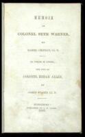 Memoir of Colonel Seth Warner...to which is added the Life of Colonel Ethan Allen