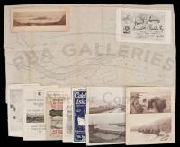 Group of ephemeral material & photographs having to do with various Southern California localities