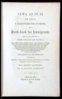 Iowa as it is in 1855; A Gazetteer for Citizens, and a Hand-book for Immigrants, Embracing a Full Description of the State of Iowa...