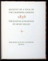 Account of a Tour of the California Missions, 1856