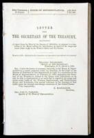 Letter from the Secretary of the Treasury, Transmitting a report from the Chief of the Bureau of Statistics...in regard to the range and ranch cattle traffic in the Western States and Territories