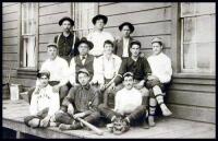 Photograph of the Michigan Bluff, Placer County Baseball Team