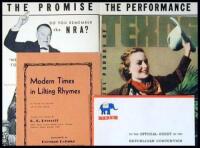 Lot of 23 booklets and ephemera items