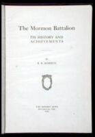 The Mormon Battalion: Its History and Achievements