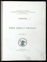 Contributions to North American Ethnology: U.S. G. and G. Survey of the Rocky Mountain Region, Vol. V