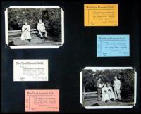 Photograph album featuring drama production stills