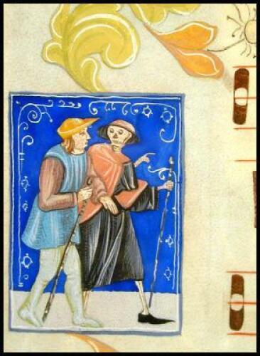 Illuminated manuscript leaf from an Antiphonal, on vellum