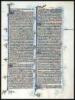 Illuminated manuscript leaf from an Old Testament, on vellum - 2