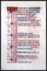 Lot of four illuminated manuscript leaves, on vellum - 2