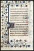 Lot of four illuminated manuscript leaves, on vellum - 4