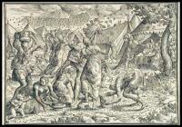 Woodcut illustration extracted from a Czech Bible