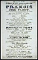 Twelfth Time. Theatre Royal, Covent-Garden. This present Tuesday, April 3, 1832...Francis the First...To which will be added, an Opera, called The Marriage of Figaro...