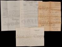 Two Autograph Letters Signed and one Typed Letter Signed from Chinese-American students to prominent Portland merchant Seid Back, Jr.