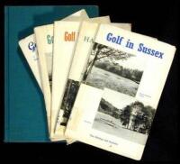 Lot of six volumes