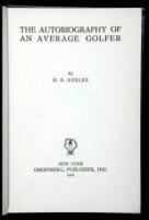 The Autobiography of an Average Golfer