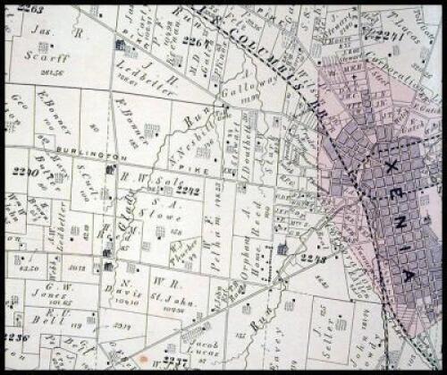 Combination Atlas Map of Greene County, Ohio