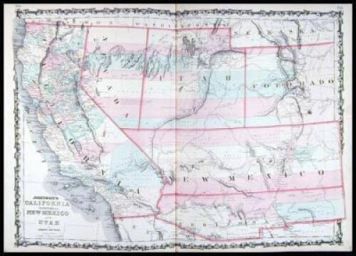 Johnson's New Illustrated (Steel Plate) Family Atlas...including the latest Federal Census, a Geographical Index, and a Chronological History of the Civil War in America