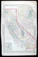 Mitchell's New Atlas of the United States and Territories, Together with Plans of the Principal Cities. Designed to Accompany and Illustrate the Centennial Gazetteer of the United States