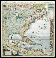 A Map of the British Empire In America with the French, Spanish and the Dutch Settlements adjacent thereto by Henry Popple